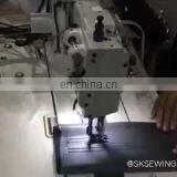 Heavy Duty Material 4420 Lockstitch Double Needles Sewing Machine for Leather Shoes Luggage thumbnail-1