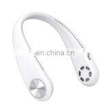 Remax S01 Mini Rechargeable Portable Sport Bladeless Neck Bank Fan thumbnail-4