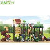 Jungle Style Kids Outdoor Play Zone Playground Plastic Slide on Sale thumbnail-4