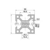SHENGXIN Wholesale Anodized 3030 Extrusion t Slot 30x30mm Industrial Aluminium Profile Supplier thumbnail-2