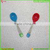 FDA Silicone Spoon With Stainless Steel Handle Silicone Baby Spoon thumbnail-1