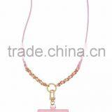 Pink Color GENUINE CALF LEATHER CHANGE BAG COIN PURSE Card Holder With STRAP and Zip thumbnail-2