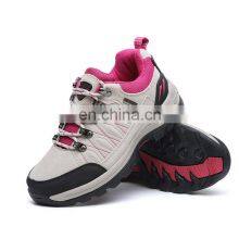 High Cut Microfiber Leather Waterproof Sport Outdoor Hiking Shoes Men Footwear Sneakers thumbnail-3