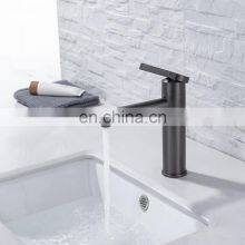 2021 New Design Simple New Design Matte Black Bathroom Sink Faucet Washbasin Basin Faucet Mixers Taps Exporter thumbnail-2