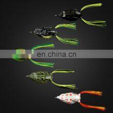 JOHNCOO 7cm 20g Hot Sale 5pcs Soft Frog Fishing Lures Set With Tackle Box thumbnail-2