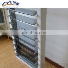 Aluminum Profile Adjustable Plantation Window Shutters,rolling Manual Operation Glass Shutter thumbnail-4