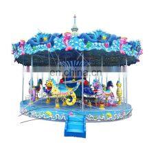 Popular Outdoor Kiddie Ocean Themed Marry go Round Amusement Carousel Rides for Sale thumbnail-2