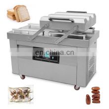 GD500 Commercial Brick Shape Spare Part Bread Date Palm Fish Pillow Press Pack Vacuum Machine For Food Package