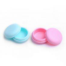 PP Macaron Empty Mini Lip Container White Plastic Cream Jar for Cosmetic for Personal Care thumbnail-2