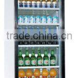 Tempered Glass Door Big Side LED Light Showcase for South America Market thumbnail-1