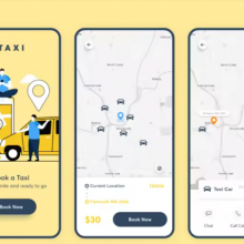 Award Winning Taxi Booking App Design | Android Taxi App thumbnail-3