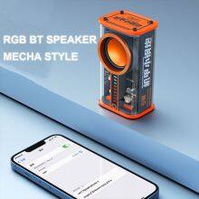 2023 Creative Fashion Transparent Portable Mini Subwoofer 3D Surround Sound TWS Audio Wireless Bluetooth 5.3 Wireless Speaker thumbnail-4