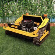 Vigorun VTLM800 Cordless Petrol 9.2Kw 452cc Single Cylinder Self Propelled Industrial Grade Track-mounted Grass Crusher Working thumbnail-2