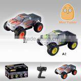 Mini Tudou MT-HQ721 27mHz 1:10 Scale Four-Wheel Drive High Speed 50 Km/h Remote Control Off-Road Power Nitro Rc Car thumbnail-2