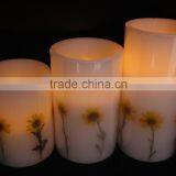 Pillar Shape Remote Control LED Christmas Candle Quality Choice thumbnail-1