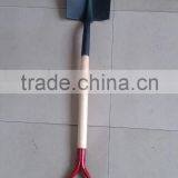 EcoGardener Round Point Shovel Long Wood Handle Shovel Back Tempered Shovel thumbnail-5