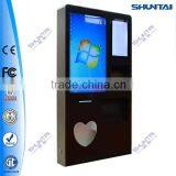 touch screen kiosk with RFID card reader