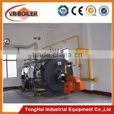 1.5t/h 3 pass diesel gas fired steam boiler