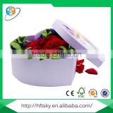 Customized Romantic Valentine Day Fresh Flower Paper Packaging Box