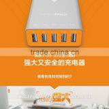 Original HOCO Universal Intelligent Balance ABS PC Material Quick Travel Charger Adapter With 5 USB MT-3587 thumbnail-2