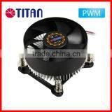 CPU HTPC Case Intel LGA 1156 Aluminum Fin PWM Controller Air Cooling Fan Cooler