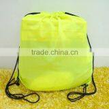 2016 New Design Hot Sale Drawstring Gift Wrapping Plastic Bags Tote Cotton Calico Drawstring Bags for Shopping thumbnail-2