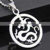 316L Stainless Steel Dragon Pendant Necklace Fashion Pterosaur Necklaces Summer Fine Men Jewelry thumbnail-5
