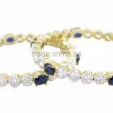 Indian Diamond Look Costume Wedding Wear Style Bangles Bracelet thumbnail-2