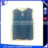 Mosaic Print Ruffle Vest thumbnail-2