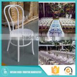White thonet metal chairs wedding chairs