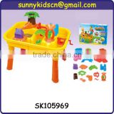 economic hot sale plastic beach desk toys plastic beach chair for kid