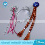 High Quality Europe and America Hot Selling Snowflakes Wand+ Crown+ Gloves+ Wig Set for Girls Cosplay thumbnail-1