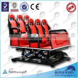 6 dof electric/hydraulic 7d cinema equipment 7d simulator cinema