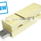 New&latest Design Wooden Peg USB Flash Drive