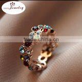 Hot Sale Fashion 925 Sterling Silver Flower Rings Made With Crystal 925 Silver Flower Rings Jewelry thumbnail-1