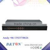 8 Downlink 1000M PON Ports, 8 Uplink GE Combo Ports Gigabit Passive Optical Network Terminal 8 PON Ports EPON OLT thumbnail-1