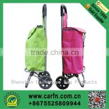 China supplier Hot sale wholesale folding shopping cart gift,household wholesale folding shopping cart