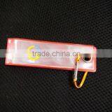 Promotion Gifts Custom Shaped Hanging Decorations Reflector Reflective Light Soft PVC Keychain With Carabiner thumbnail-2