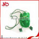 Top Quality Cute Frog Mobile Phone Bag, Plush Green Frog Mobile Phone Bag thumbnail-1