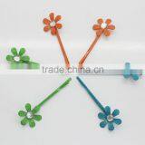 New Flower Pearl Hairpin for Girls Alloy Hair Claw Colorful Kids Hair Clips and Grips thumbnail-1