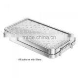 Surgical Instruments Box With Filters , Dish With Lid, Bowl, Hospital Hollowware, Medical Consumable,