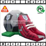 high quality football inflatable bouncy slide for sale,kids inflatable combos                        
                                                                                Supplier's Choice
