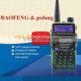 BAOFENG UV-5RB 5R PLUS New Version 136-174/400-520MHZ Dual Band Radio+ Earpiece Walkie Talkie