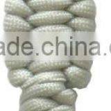 Single Color Key Shape Cord Handmade Braided Key Chain, Paracord Braid Keyring