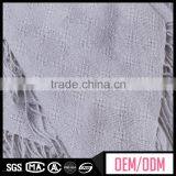 New Design Beaded Shawl, Shawl Wrapping, Grey Cashmere Shawl thumbnail-4