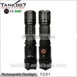 TANK007 Army Torch Light Rechargeable Led Torch Light Portable Relight Rechargeable Book Light thumbnail-2