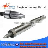 Screw & barrel for injection extruder