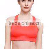 Women's Hot Sale Plain Spandex Fitness Quick-dry Sports Bra thumbnail-1