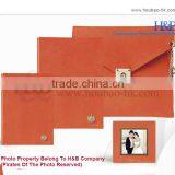 H&B Hot Sales 12*12 Leather Cover Wallet Size Photo Album thumbnail-4