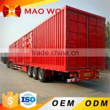 China manufacturer new brand Tri-axle cargo box semi trailer for sale in US